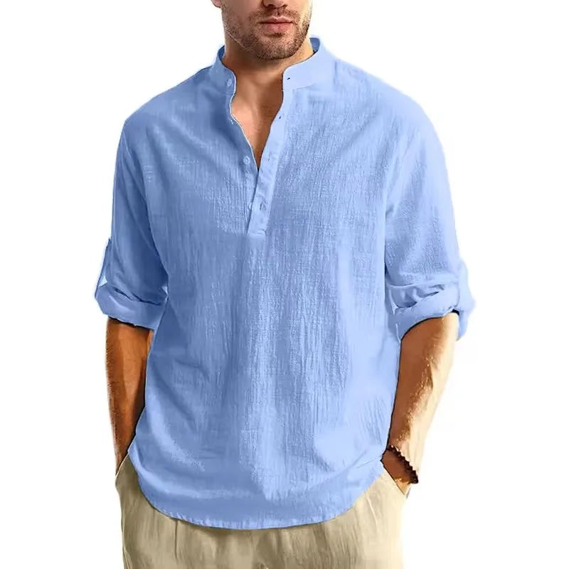 James Oxford Linen Summer Shirt for Men