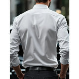 James Oxford Business Long Sleeve Shirt for Men