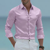 James Oxford Striped Shirt for Men