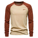 James Oxford Classic Raglan Long Sleeve T-Shirt for Men