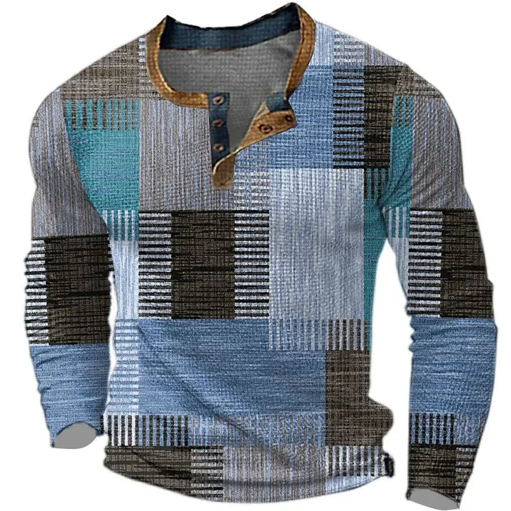 James Oxford Patchwork Shirt for Men