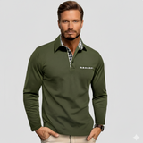 CALVERTON LONG-SLEEVE POLO
