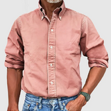 James Oxford Non-Iron Long Sleeve Shirt for Men