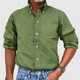 James Oxford Non-Iron Long Sleeve Shirt for Men