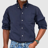 James Oxford Non-Iron Long Sleeve Shirt for Men