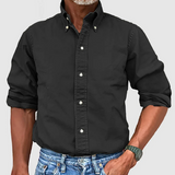 James Oxford Non-Iron Long Sleeve Shirt for Men