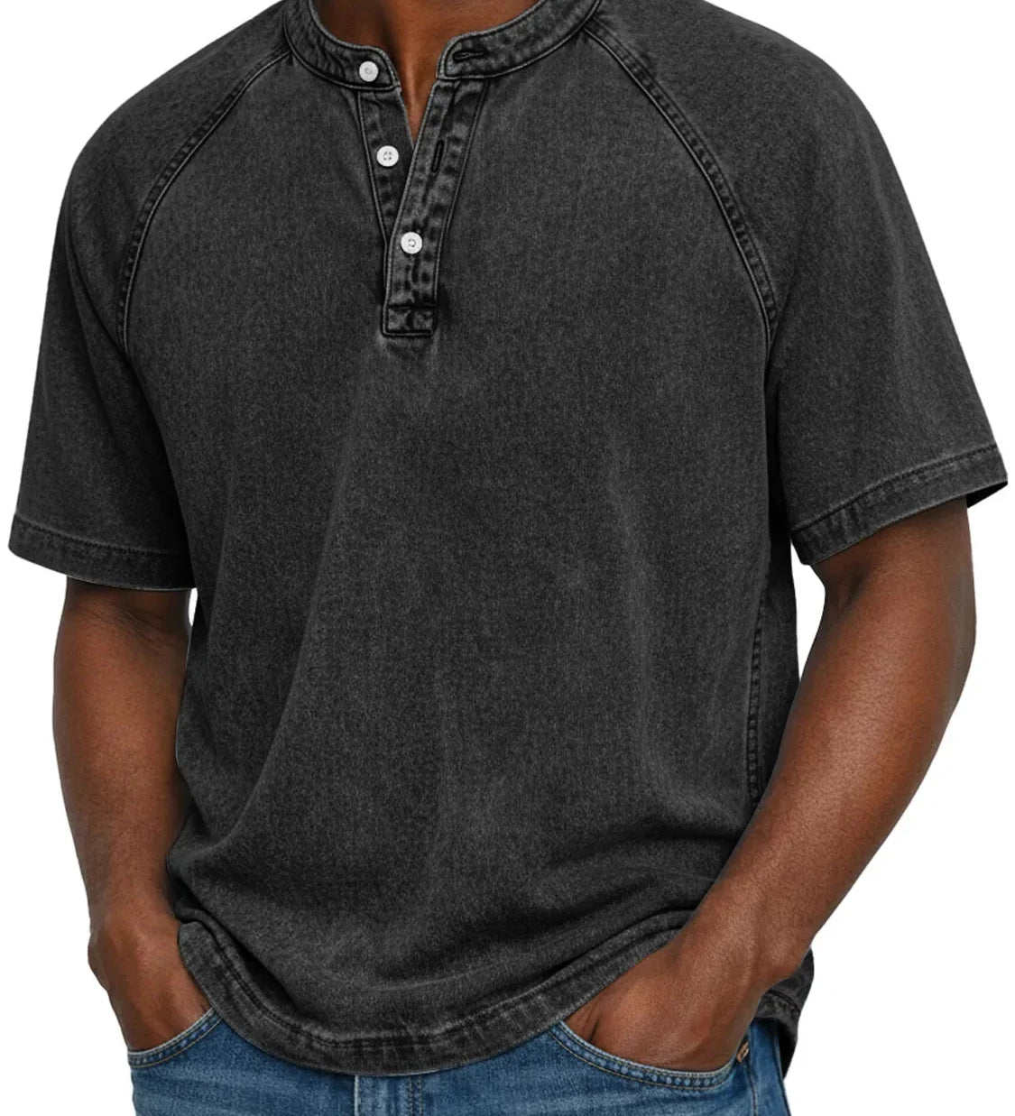 Clarence - Men's Vintage Button Shirt