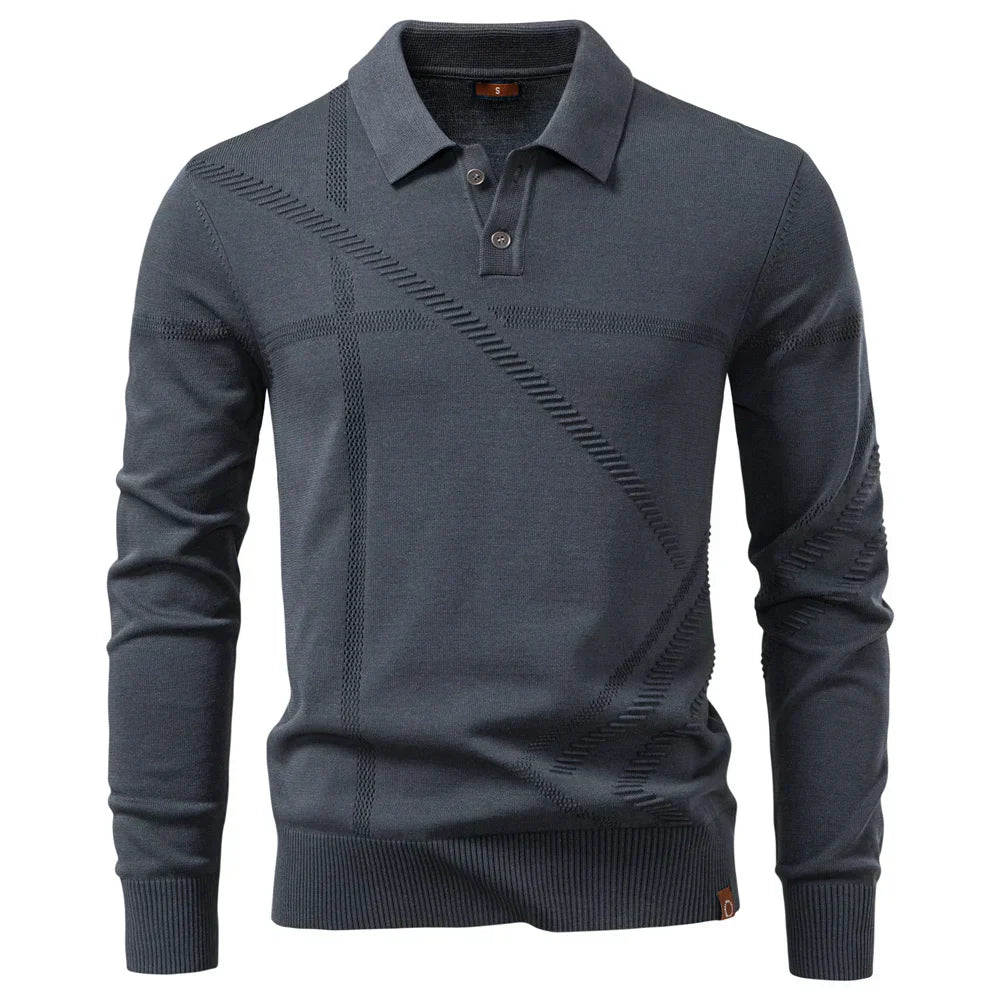 James Oxford Winter Polo Shirt for Men