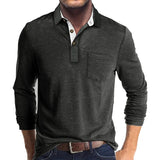 Oliver | Men's Plain Long-Sleeve Shirt