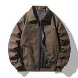 Donovan™ | Leather Bomber Jacket