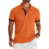 James Oxford Contrast Polo Shirt for Men