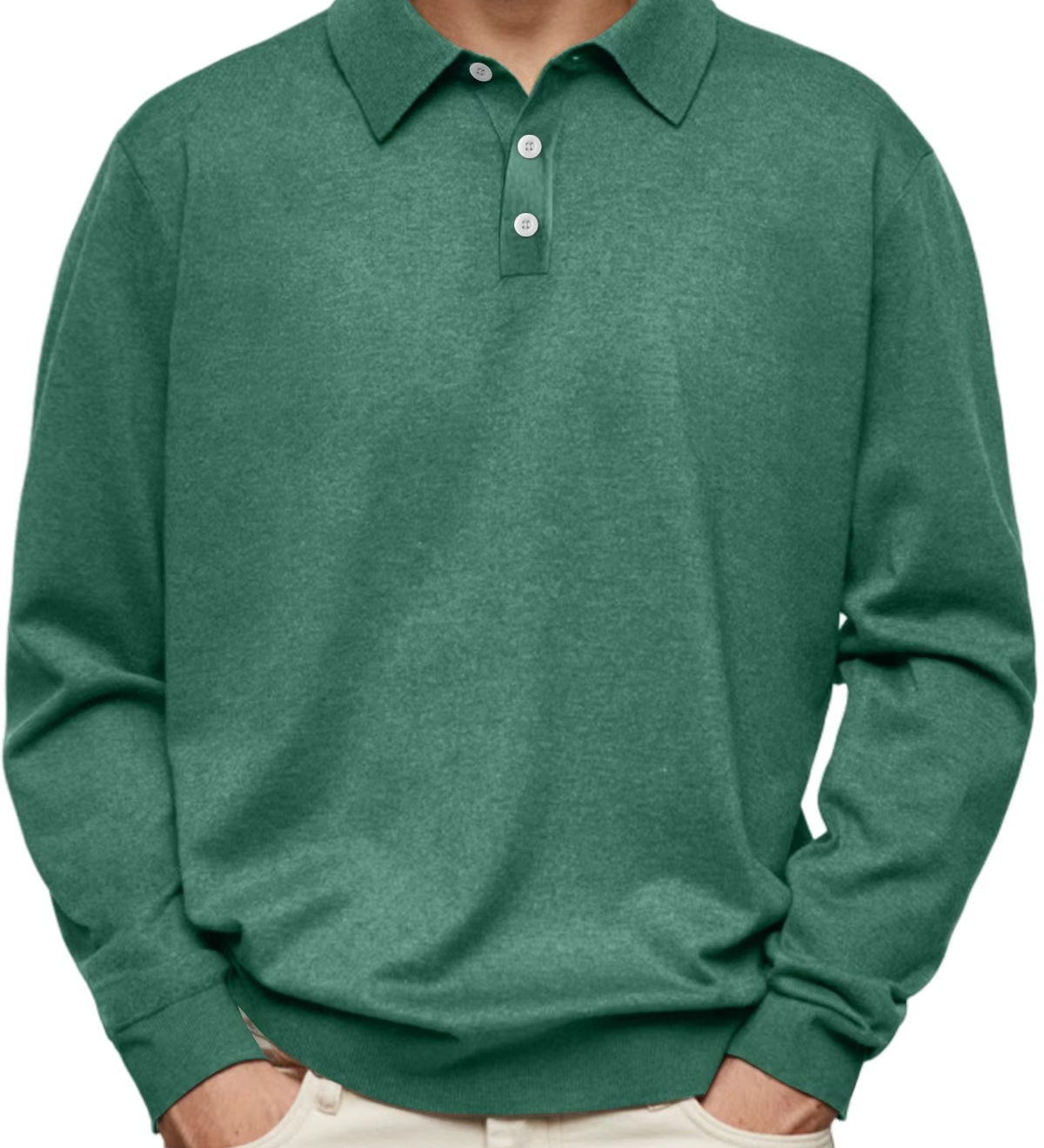 James Oxford Long Sleeve Polo Shirt
