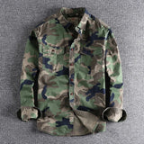 Adrie Camouflage Button-Up Shirt