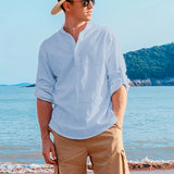 James Oxford Linen Summer Shirt for Men