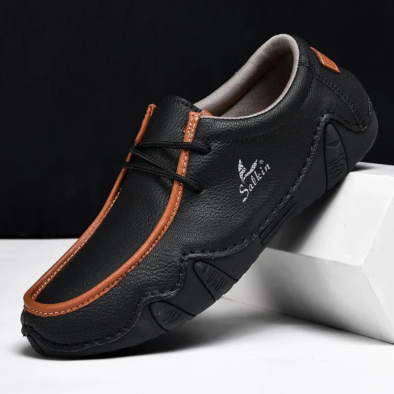 James Oxford Precision-Fit Leather Orthopedic Shoes