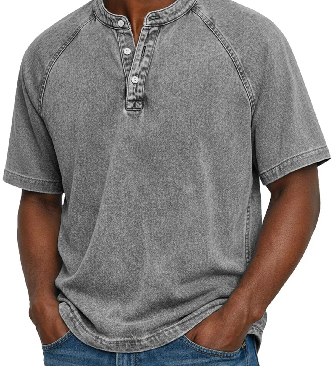 Clarence - Men's Vintage Button Shirt