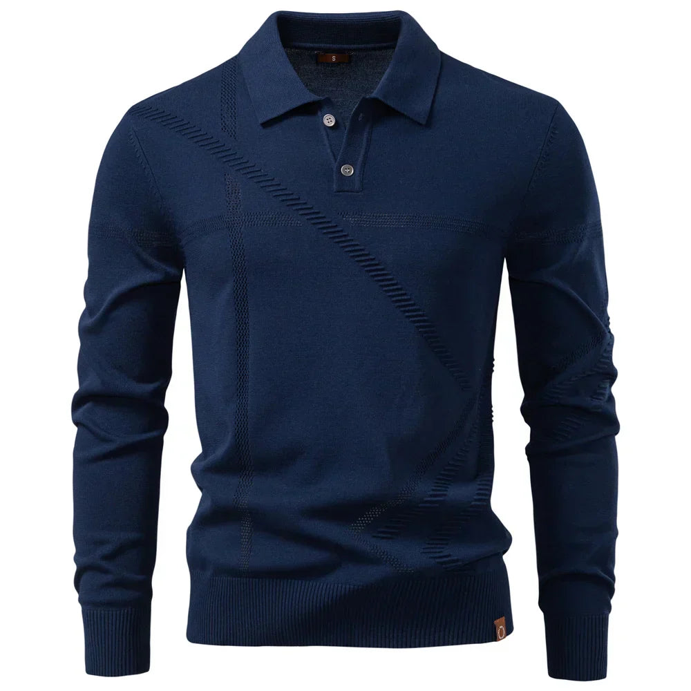 James Oxford Winter Polo Shirt for Men
