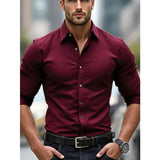 James Oxford Business Long Sleeve Shirt for Men