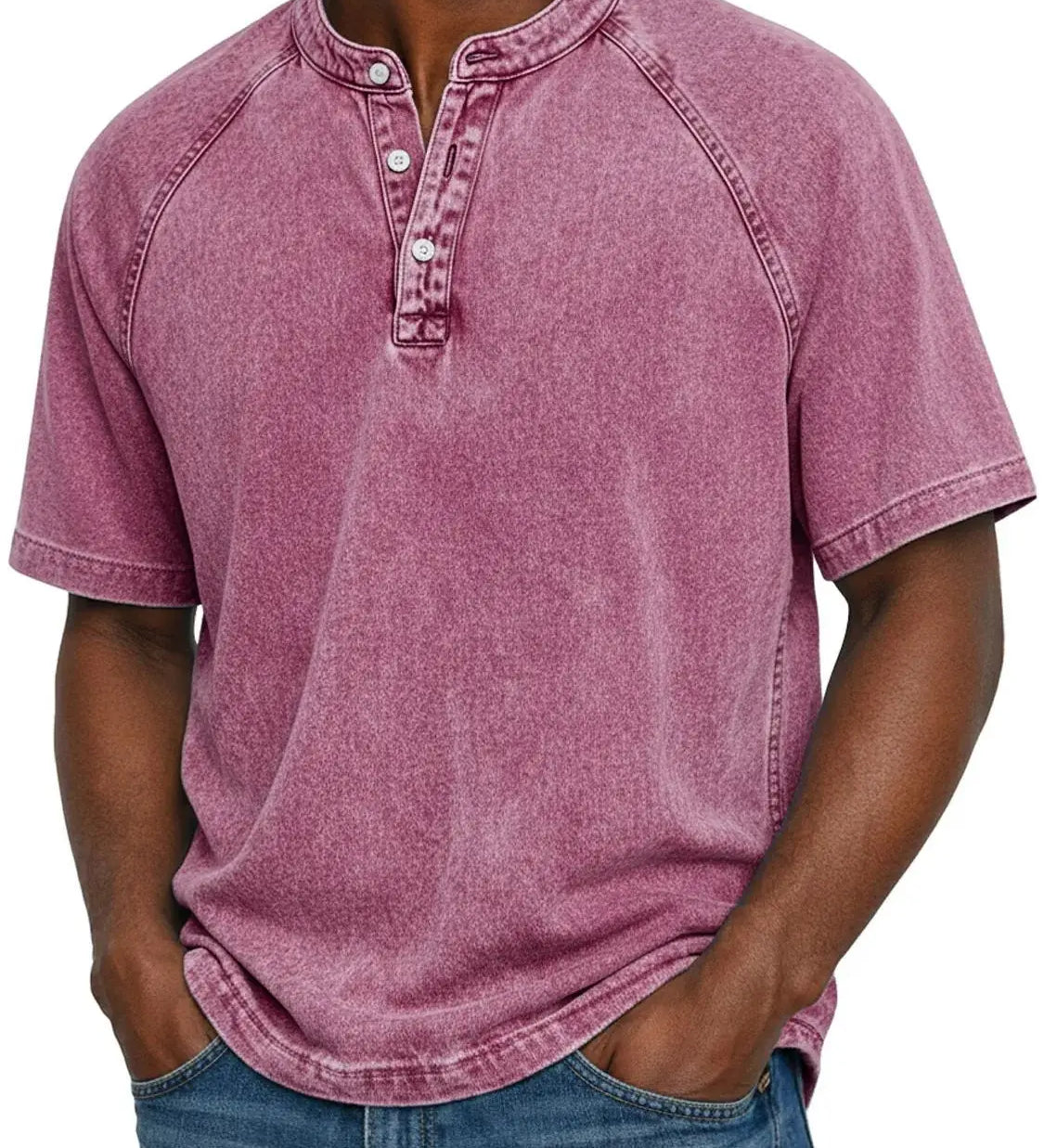 Clarence - Men's Vintage Button Shirt