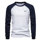 James Oxford Classic Raglan Long Sleeve T-Shirt for Men