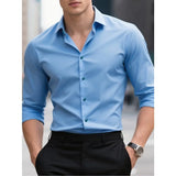 James Oxford Business Long Sleeve Shirt for Men