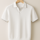 James Oxford Knit Polo Shirt for Men
