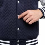Virello Waffle Knit Bomber Jacket