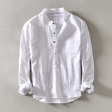 James Oxford Linen Shirt for Men