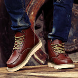 James Oxford Classic Lace-Up Boots for Men