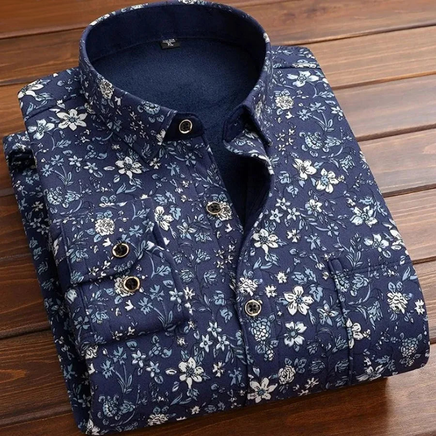 James Oxford Printed Polo Shirt for Men