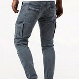 James Oxford Stretch Cargo Jeans