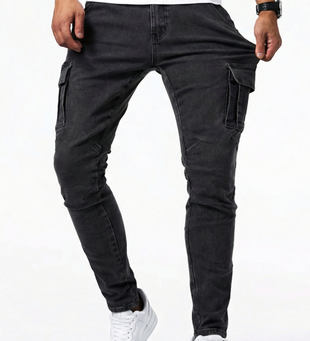 James Oxford Stretch Cargo Jeans