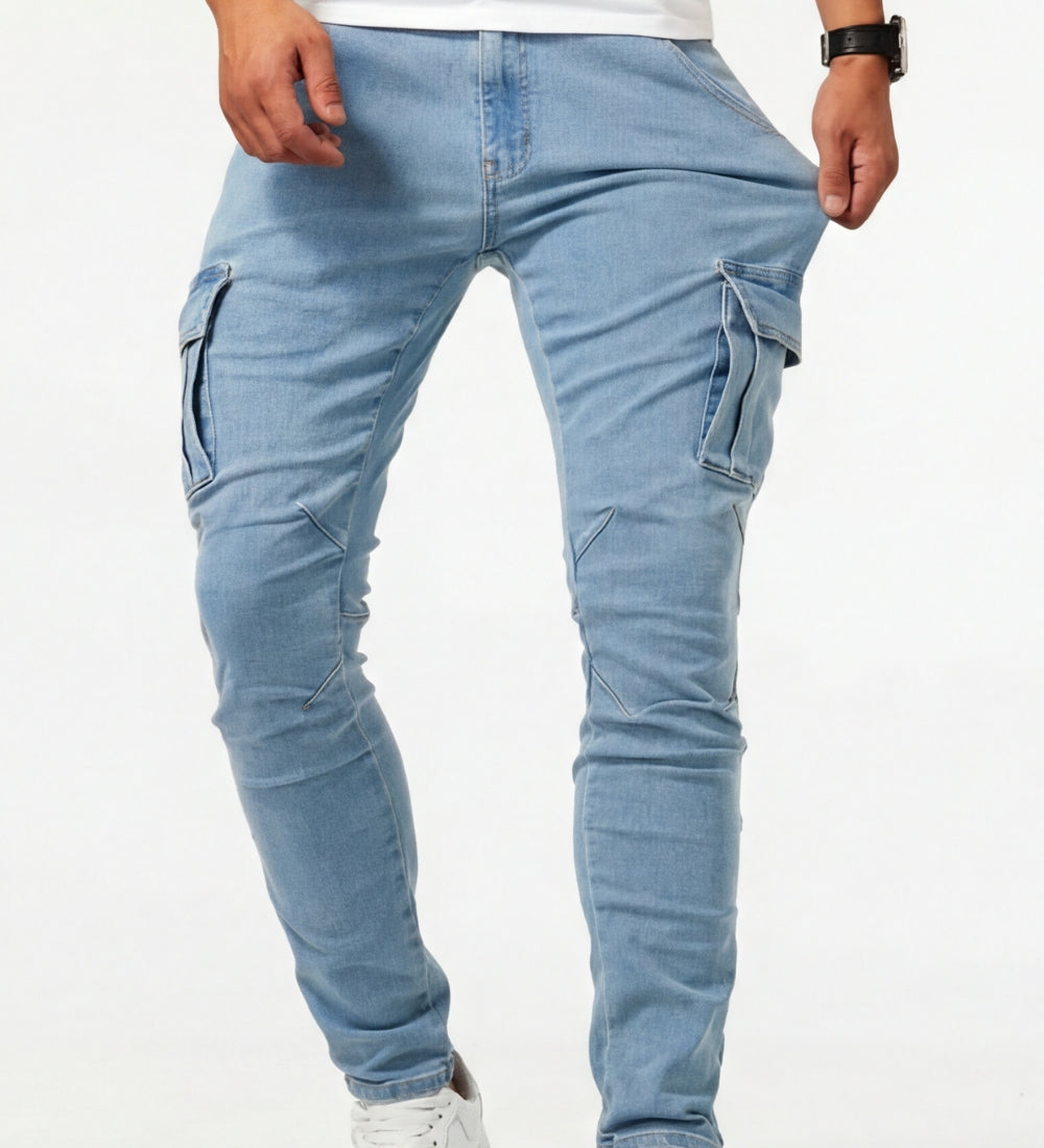 James Oxford Stretch Cargo Jeans