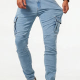 James Oxford Stretch Cargo Jeans