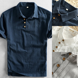 Torino Short Sleeve Linen Button Shirt