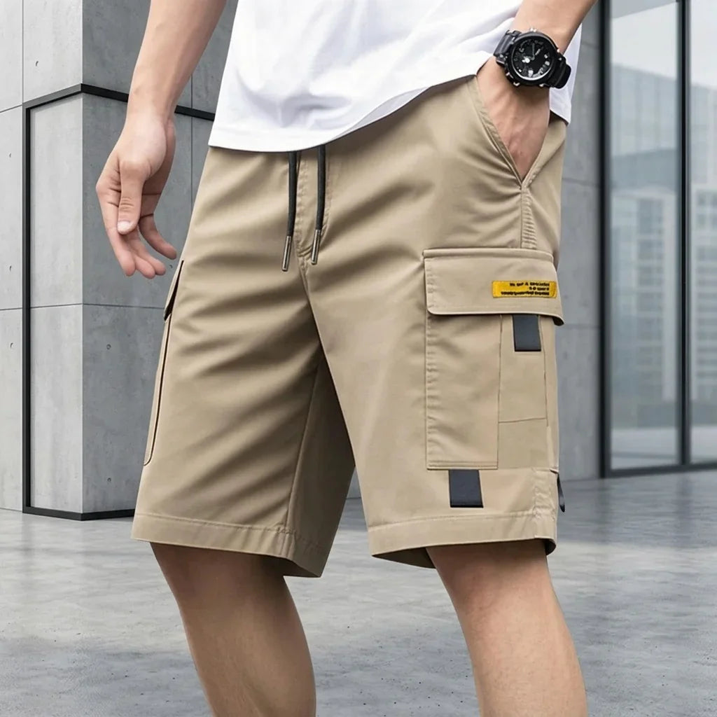 James Oxford | Cargo Shorts with Adjustable Drawstring