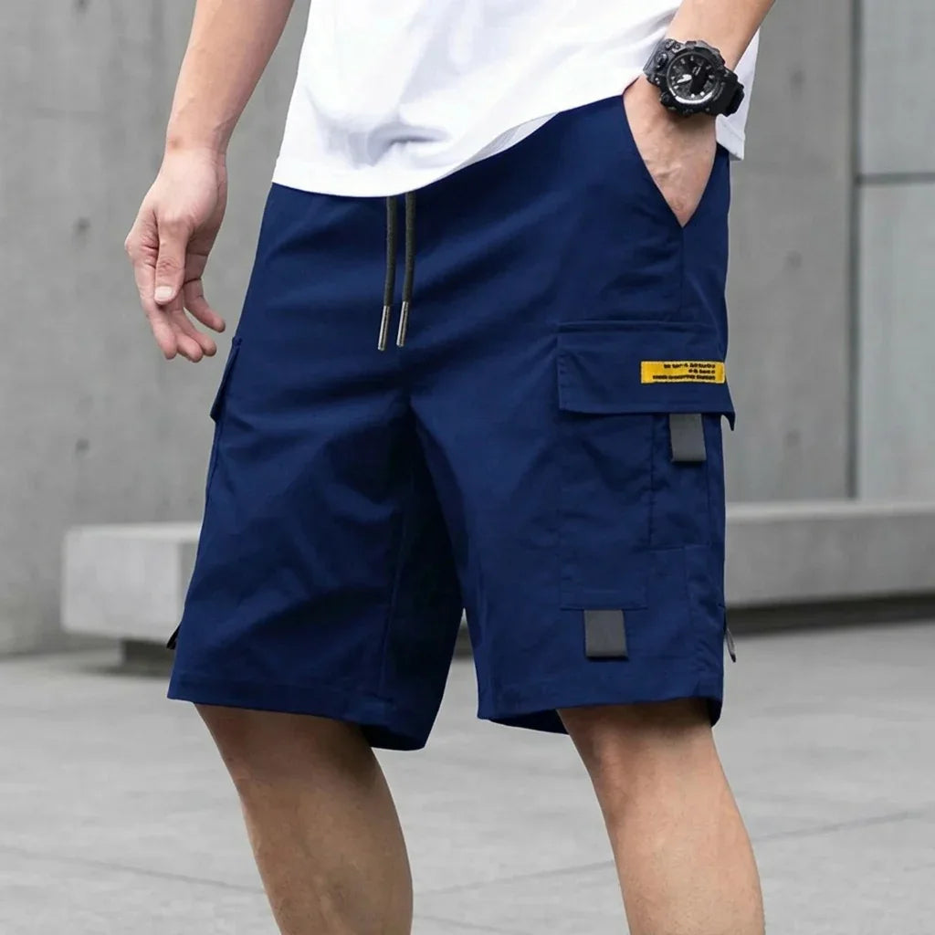 James Oxford | Cargo Shorts with Adjustable Drawstring