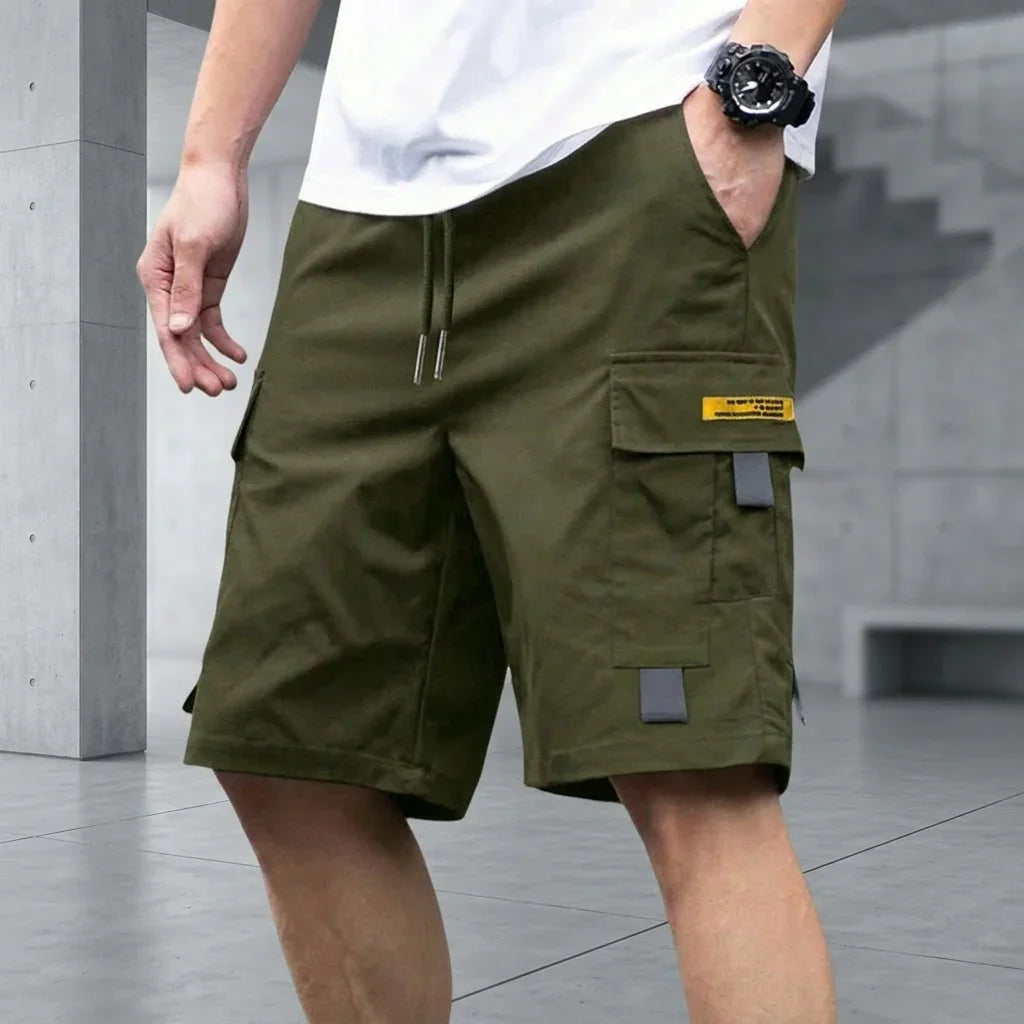 James Oxford | Cargo Shorts with Adjustable Drawstring