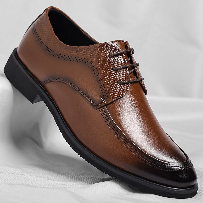 James Oxford Polished Leather Oxford Shoes