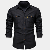 James Oxford Denim Shirt for Men