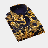 James Oxford Printed Polo Shirt for Men