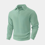 James Oxford Long Sleeve Drawstring Shirt for Men