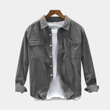 James Oxford Classic Long Sleeve Polo Shirt for Men