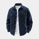 James Oxford Long Sleeve Utility Shirt for Men