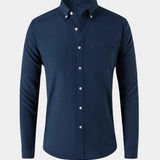 James Oxford Slim Fit Long Sleeve Shirt for Men