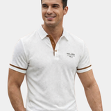 James Oxford Jacquard Polo Shirt for Men