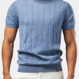 James Oxford Knit Pullover T-Shirt for Men