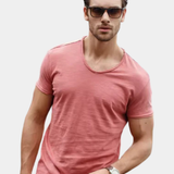 James Oxford Modern Cut Cotton T-Shirt for Men