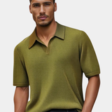 James Oxford Modern Knit Polo Shirt for Men