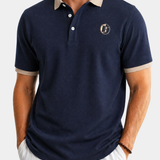 James Oxford Classic Contrast Collar Polo Shirt for Men